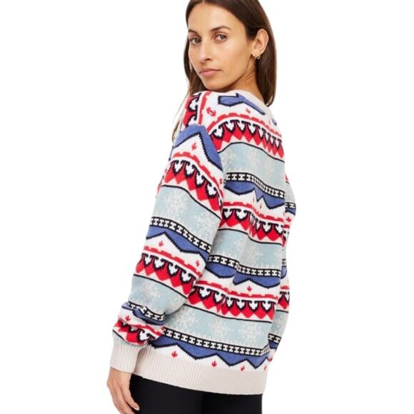 Anthropologie The Upside Vail Boo Knit Crewneck Sweater Size M - Picture 3 of 10